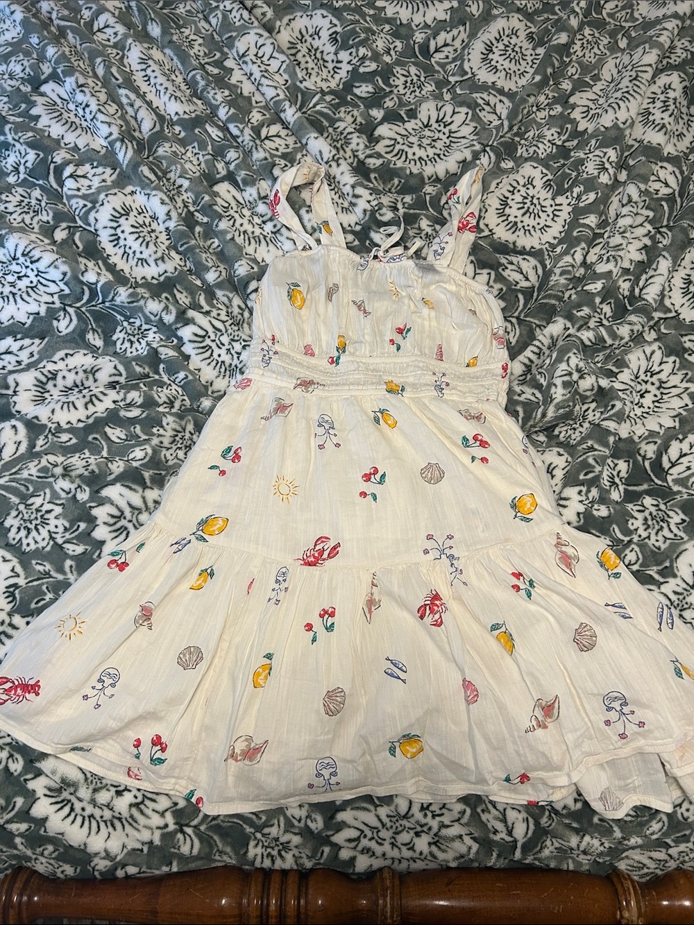 NWT Gap Dress with Fruit & Floral Print